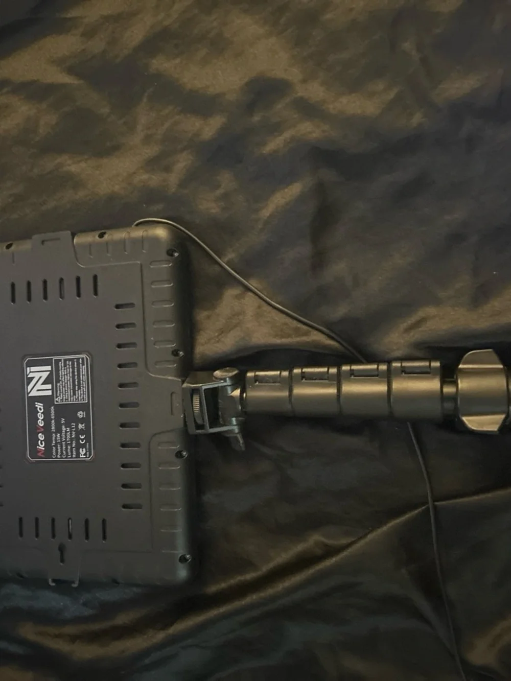 Adjustable Black LED Panel with Diffuser - Picture 2 of 4